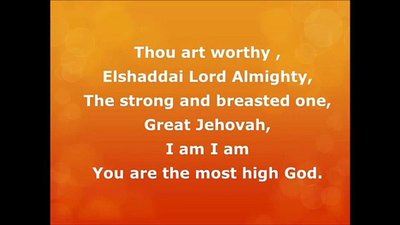 Thou Art Worthy