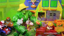 PAW PATROL Nickelodeon Paw Patrol Helps Incredible Hulk Farm a Paw Patrol YouTube Video Parody
