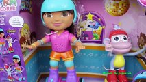 Juguetes de Dora la Exploradora Patinadora |Skate & Spin Dora & Boots Juguetes de Dora Exploradora