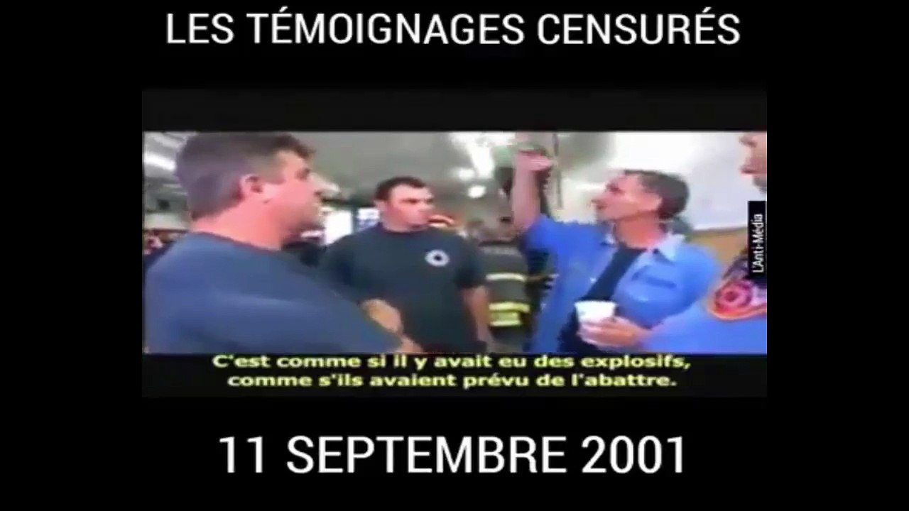 Témoignages censurés de pompiers présents lors de l’effondrement des tours