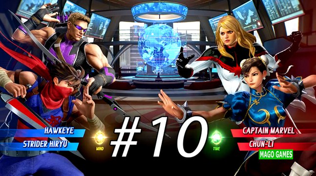 Marvel VS Capcom Infinite Chun-Li Captain Marvel Strider Chris Golpes Especiais