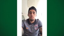 Gabriel pede desculpas por gesto obsceno para torcida do São Paulo; assista
