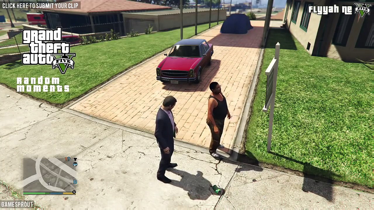 GTA V - RANDOM & FUNNY MOMENTS 58 (Oh Deer, Santa Roadkill!)