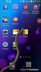 Snake on Screen Joke Scary Crawling