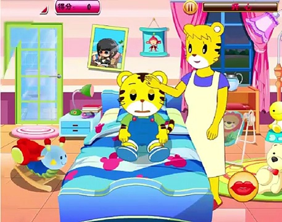 巧虎外科小医生-可怜的小巧虎肚子痛了，我们要给他治病