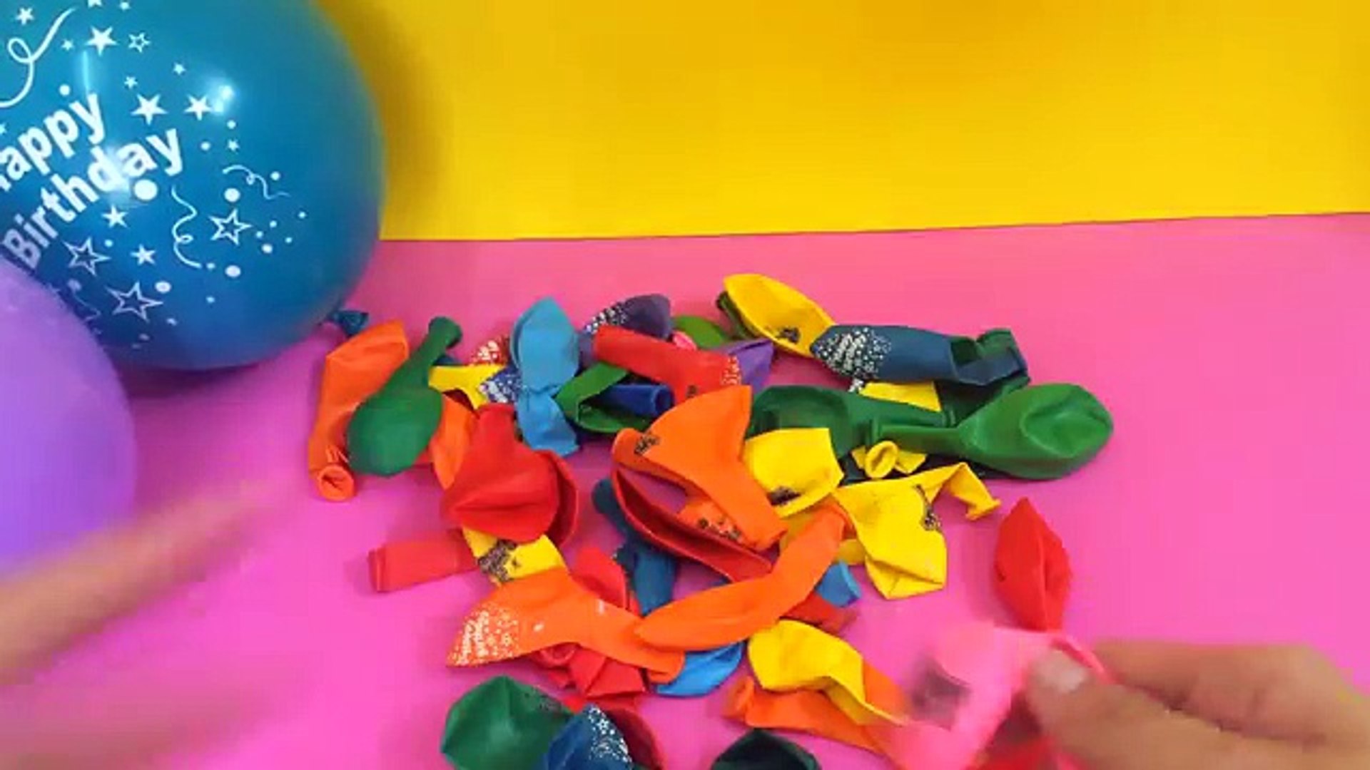 Happy Birthday Balloon Learn Colors and Surprise Toy Education For Kids