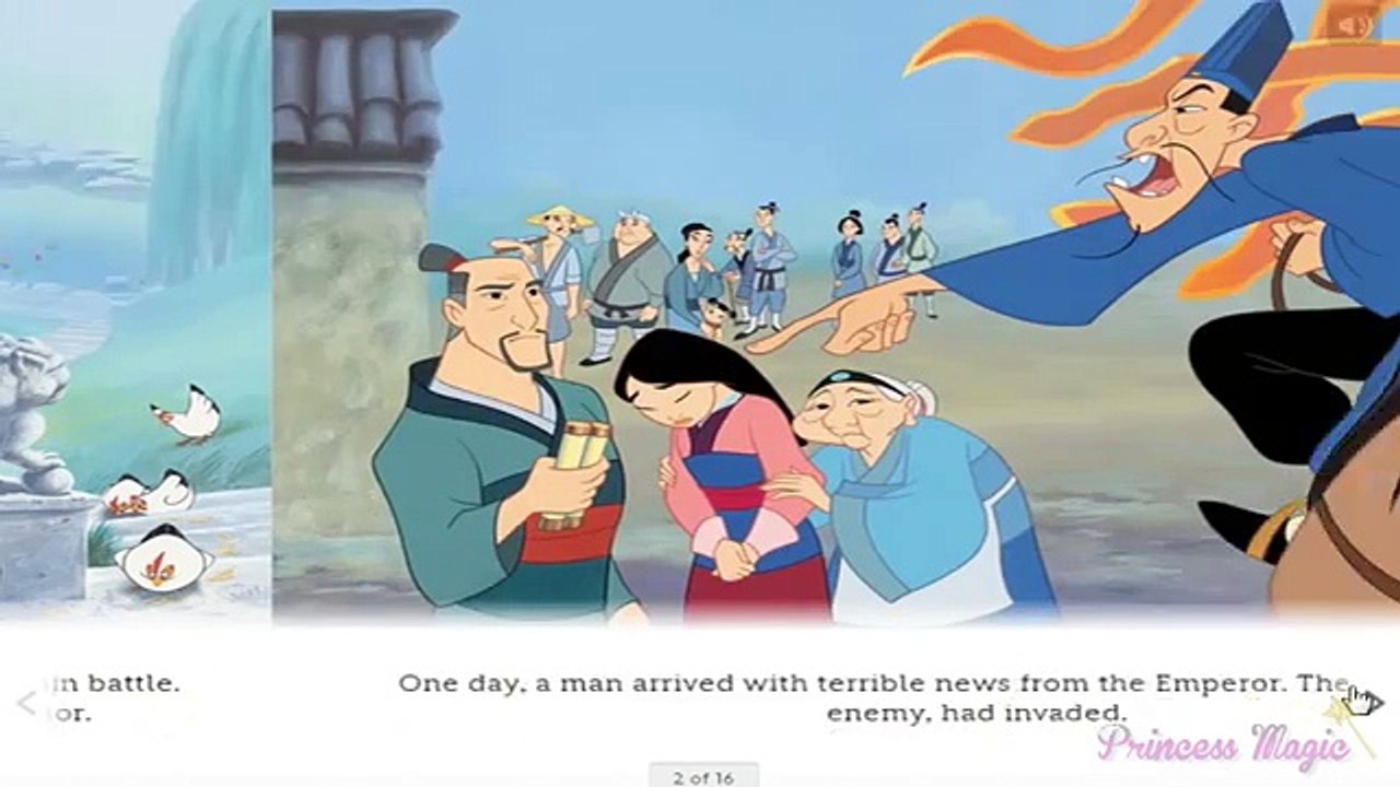 ♡ Disney Mulan Storybook - Disney Princess Bedtime Story For Children