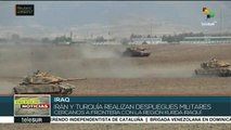 Despliegan Turquía e Irán a tropas a la región kurda