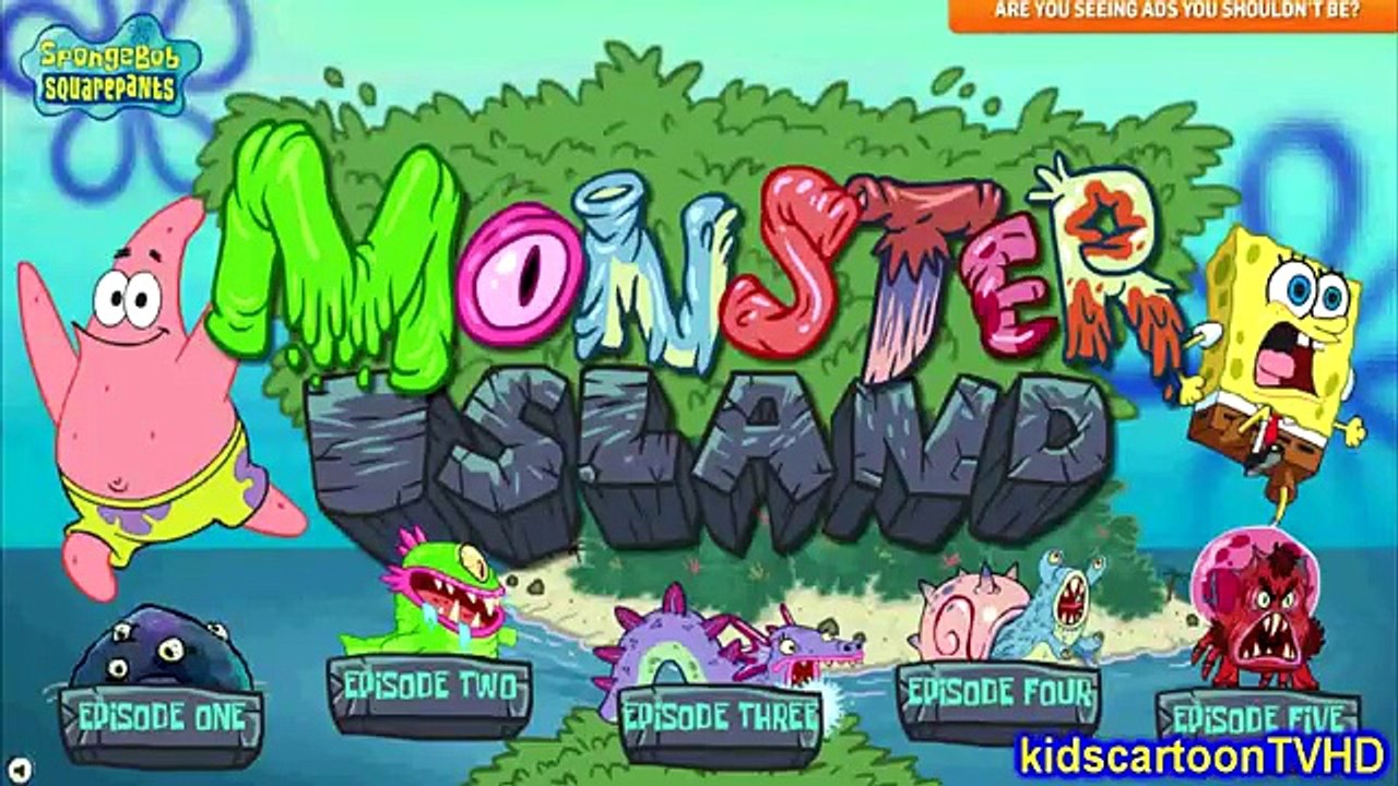 SpongeBob SquarePants Full Game - Monster Island - Games for Kids