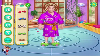 Play Fun Spa Day with Daddy Makeover Kids Games Learn Colors and Makeup Baby Girl Game
