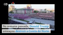 Coreia do Norte mobiliza multidão em evento contra Estados Unidos