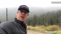 Reed Timmer shows first snowfall of the season in Colorado