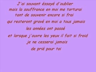 Je ne t'oublierai jamais