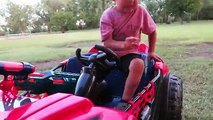 SPIDERMAN ride on | NERF GUN ZOMBIE KILLING| KIDS TOYS VIDEO