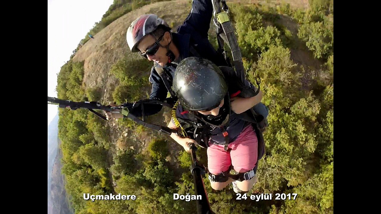 Tekirdağ Uçmakdere Yamaç Paraşütü Uçuşları Doğan 24 eylül 2017