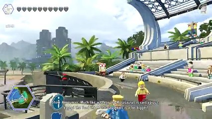 LEGO Jurassic World - Mosasaurus Free Roam Gameplay (Plus Sneaking Indominus Rex Underwater!) - video dailymotion