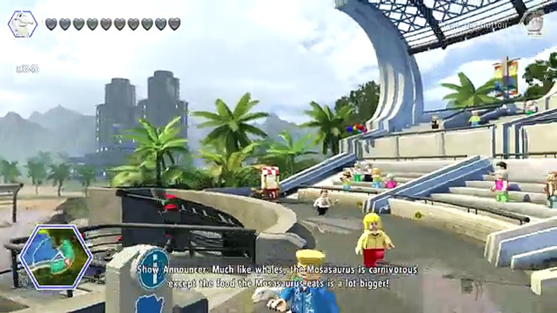 LEGO Jurassic World - Tyrannosaurus Rex (Baby) Free Roam Gameplay [HD] 