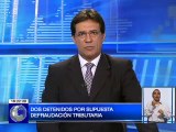 Dos detenidos por supuesta defraudación tributaria