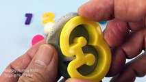 Learn Colours and Numbers from 1 to 10 with Play Dough Eggs Fun & Creative for Toddlers Preschoolers