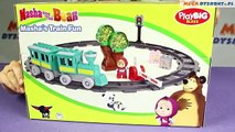 Train Fun / Kolejka - Masha and The Bear / Masha i Niedźwiedź - PlayBig Bloxx - BIG - 800057095