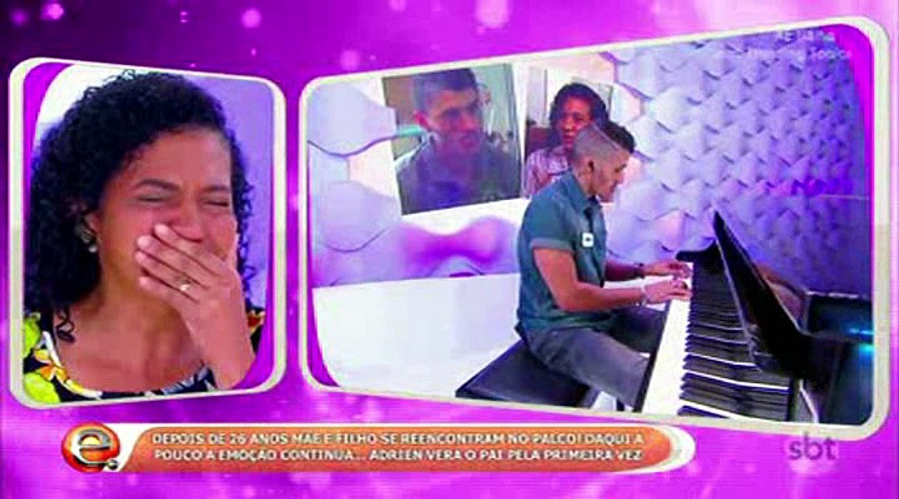 Filho de sertaneja da PB reencontra pais no SBT depois de 26 anos