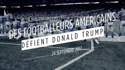 Des footballeurs américains défient Trump