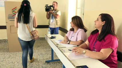 Kurdos de Irak votan en referéndum de independencia