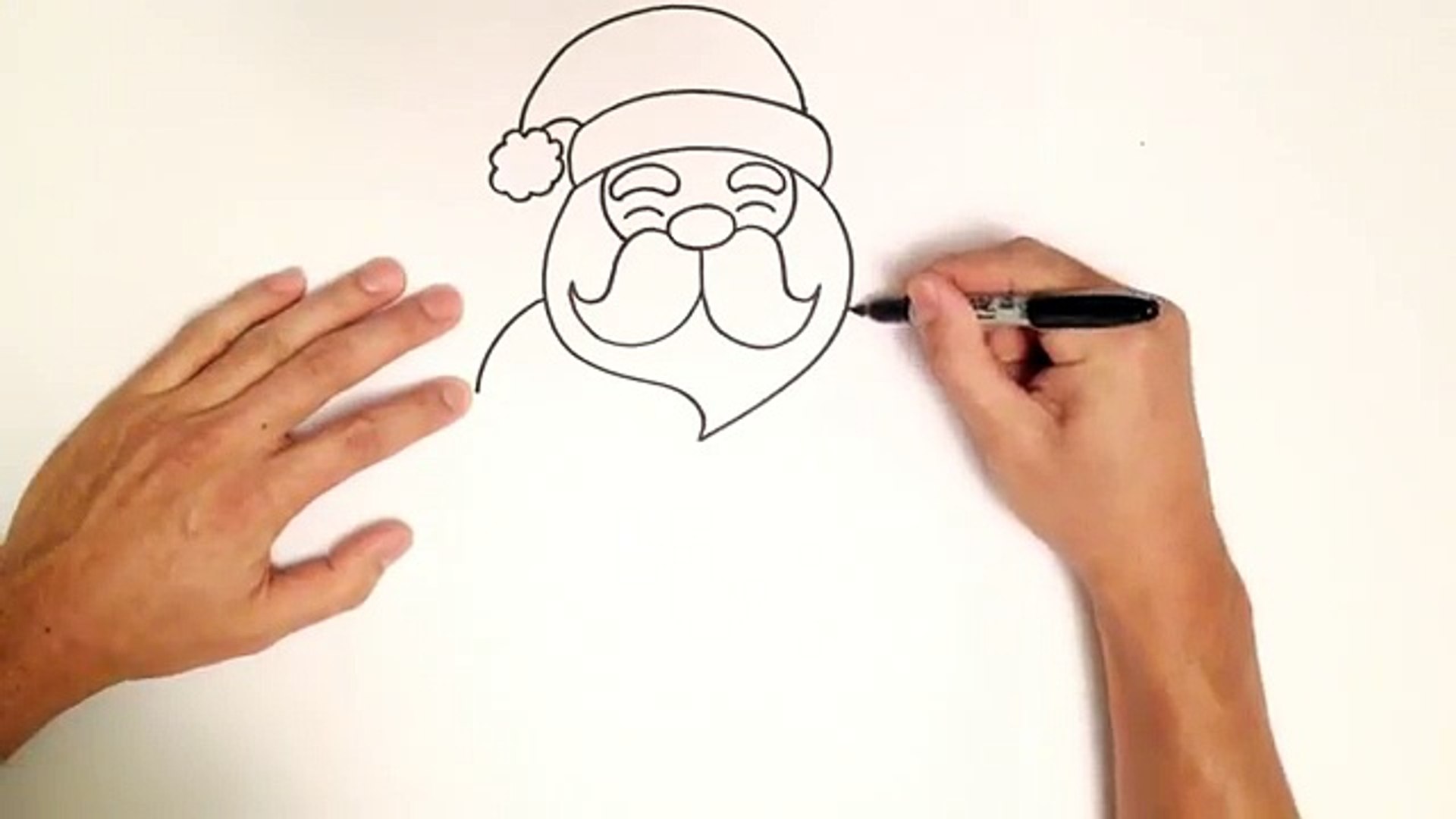 How To Draw Santa Claus Simple And Easy Lesson