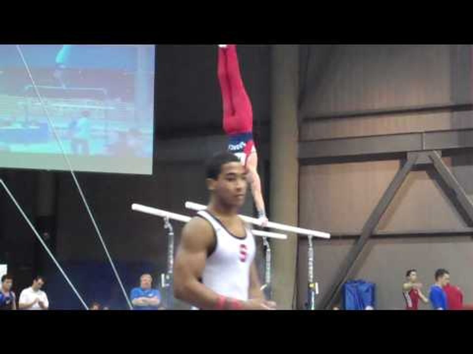 Andrew Stover - Parallel Bars - 2010 Winter Cup - Day 1