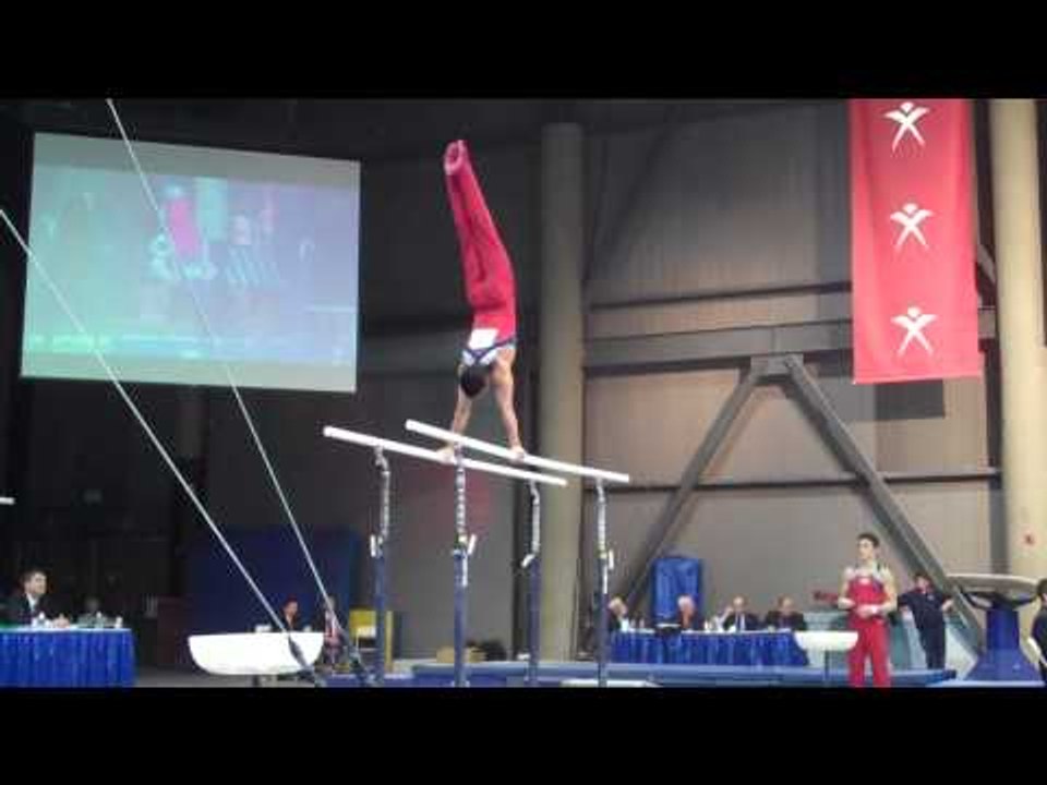 Aristo Barrera - Parallel Bars - 2010 Winter Cup - Day 1