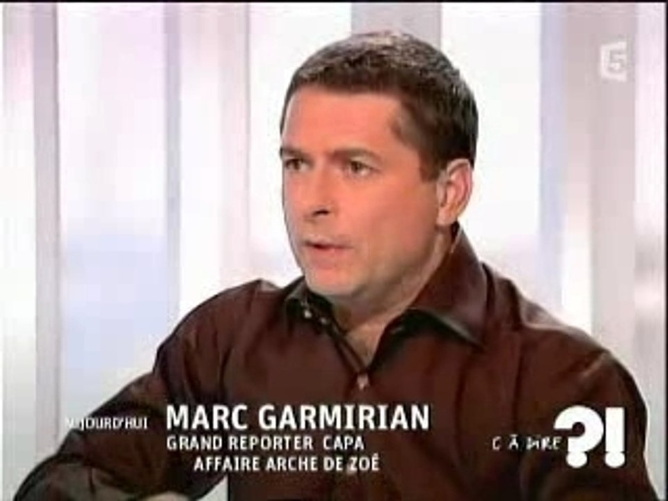 L'Arche de Zoé avec Garmirian sur Fr5