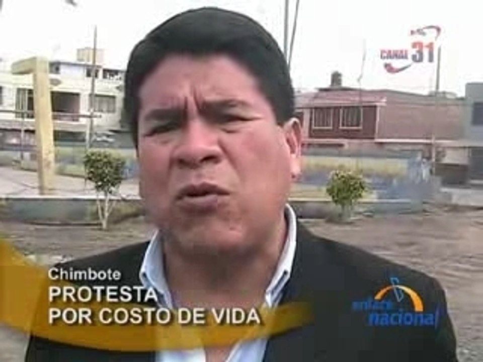 PROTESTA POR COSTO DE VIDA - CHIMBOTE
