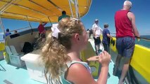 Kids Fun day at the Beach   Dolphin Spotting and a Trip on a Giant Speed Boat!