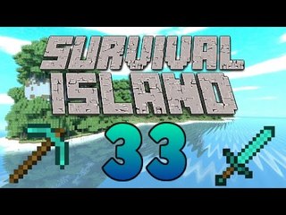 Monster Caves! - Fishing For Leather! - (Minecraft Survival Island) - Episode 33