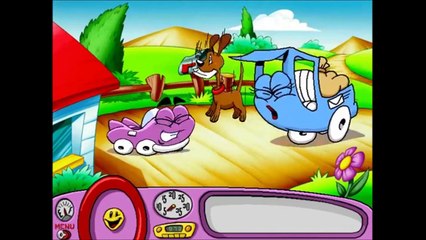 Putt-Putt Enters the Race. Part 1. Cartoon about a cute car which is going to take part in a race.