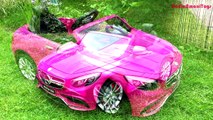 Pink Mercedes S63 AMG Kids Ride On Walkaround | 12V Power Wheels Review Demonstration
