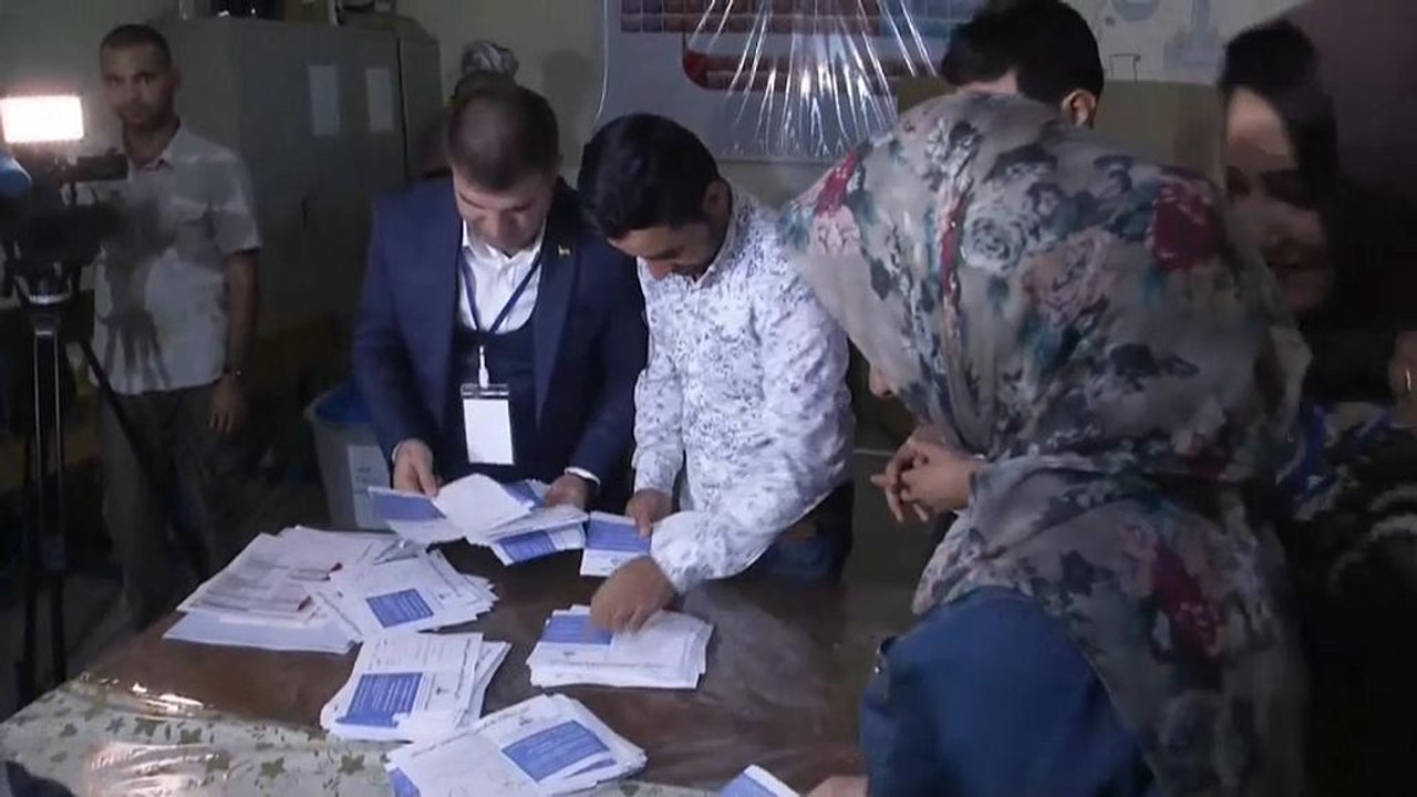 Auszählung nach Wahl im nordirakischen Kurdistan