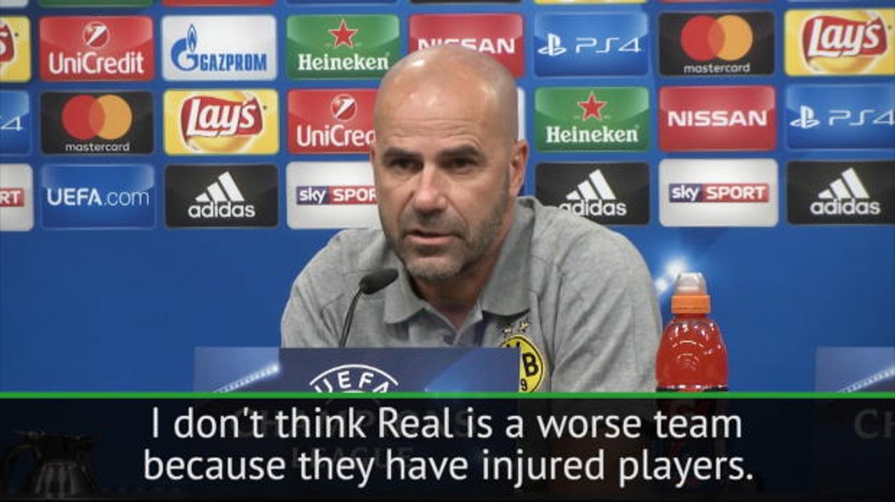 Injuries won't hamper Real Madrid - Bosz