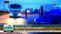 Francia: transportistas inician bloqueos para frenar reforma laboral