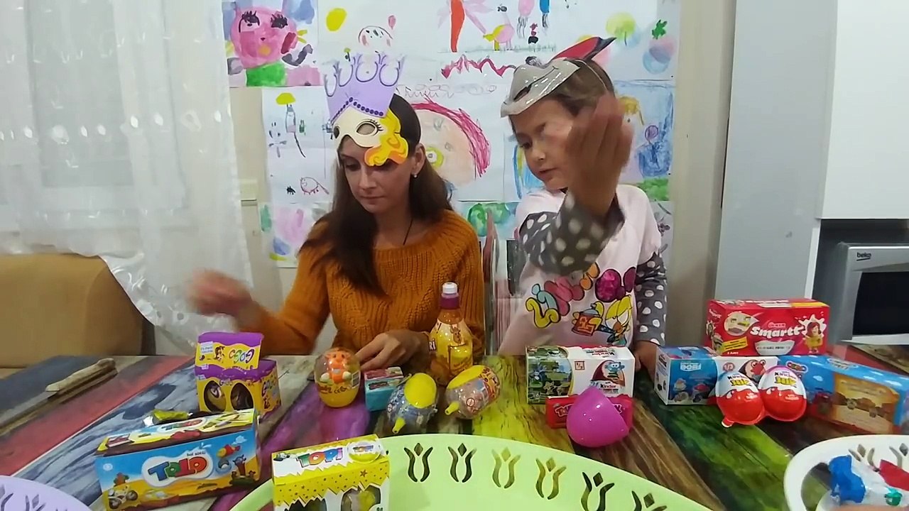 Sürpriz yumurta challenge yaptık, eğlenceli çocuk videosu - Dailymotion  Video