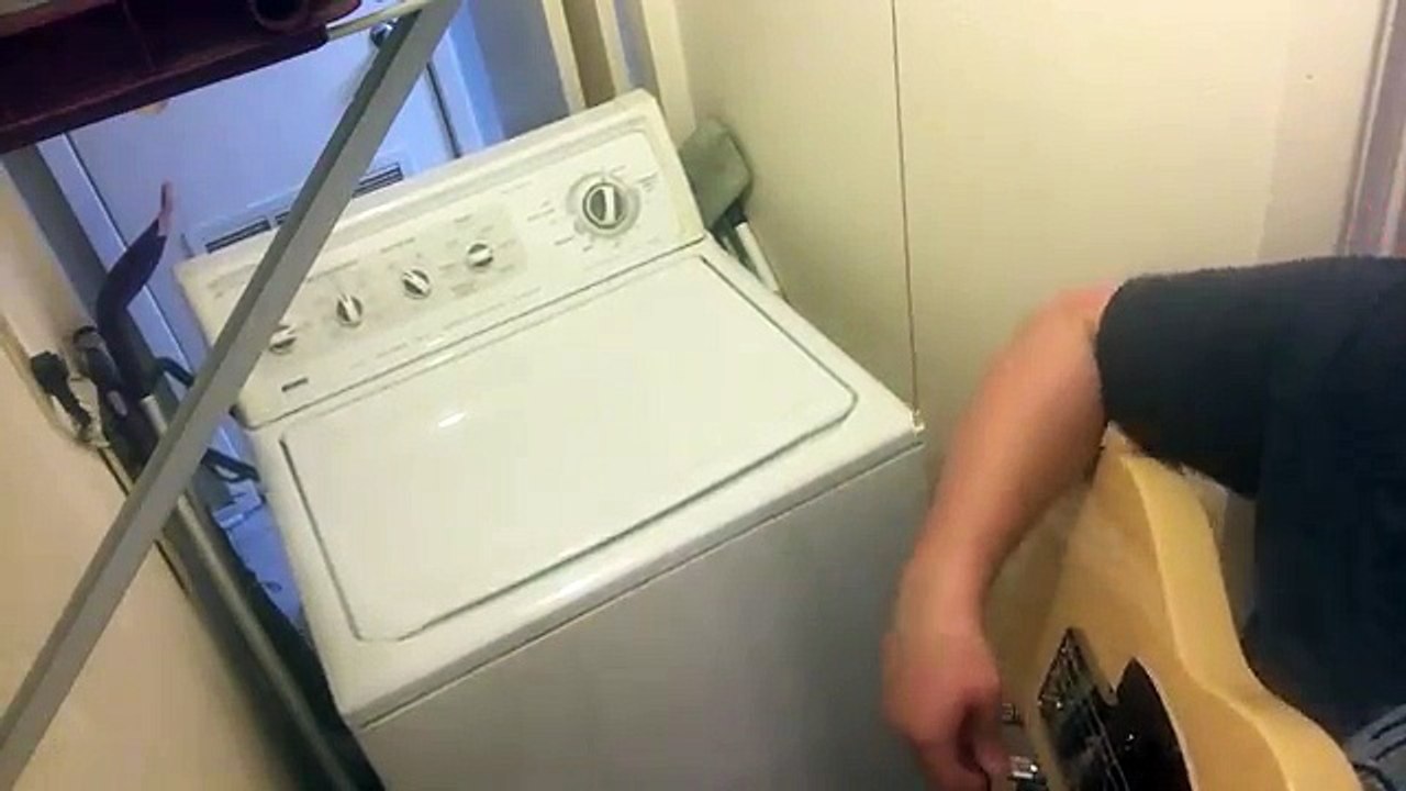Thunderstruck White Trash Washer Cover