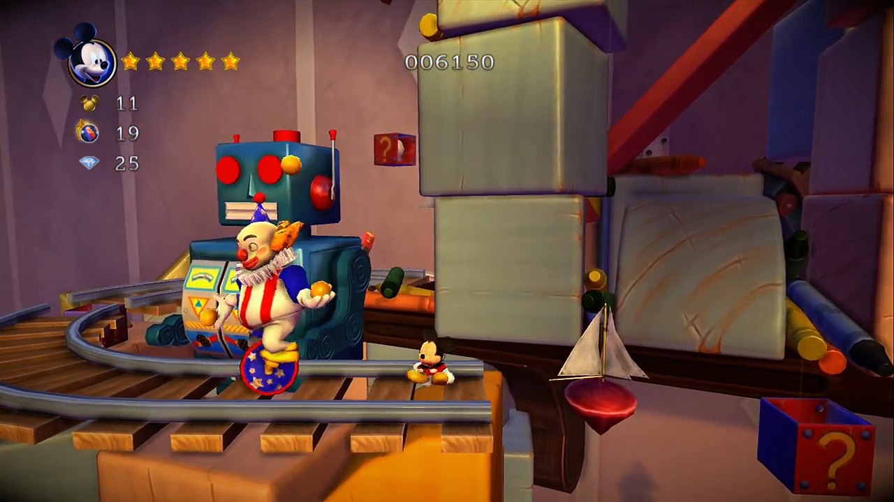 Castle of Illusion Starring Mickey Mouse 100% Walkthrough P.3 - Toyland - Act 1
