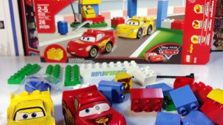 LEGO DUPLO Disney Pixar Cars 2 set 6133 Race Day Lightning McQueen Jeff Gorvette TOY