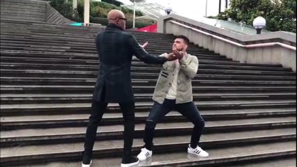 Anderson Silva e Gastelum fazem primeira encarada na China