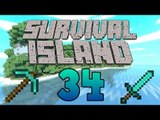 New Cows! - Wheat Farm - Caving Again! - (Minecraft Survival Island) - Epsiode 34