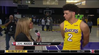 Lakers Media Day with Lonzo Ball