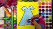 Learn Colors for Kids and Hand Color Watercolor Beautiful Dress Shoes Coloring Pages