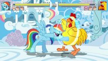 AN Mugen Request #28: Rainbow Dash, Fluttershy, Peter VS Giant Chicken, Peter & Pinkie Pie