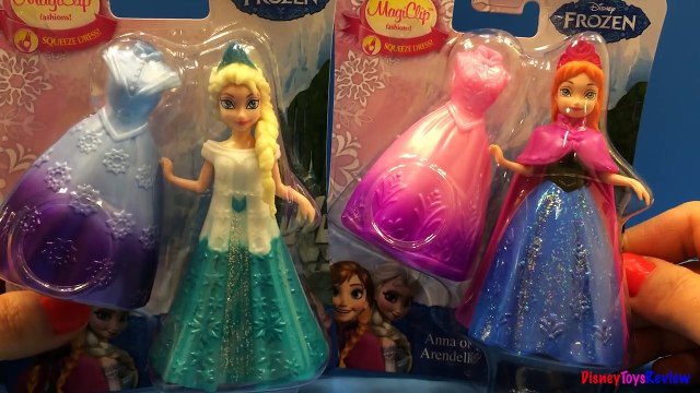 Disney Pixar Frozen Anna & Elsa MagiClip fashion dolls See Elsa from the Disney Frozen