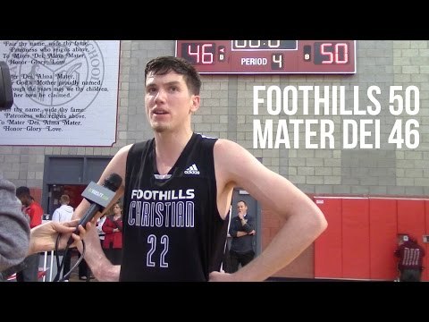 Foothills (50) Tops Mater Dei (46) in Round 1 Of CIF State Playoffs! RAW HIGHLIGHTS